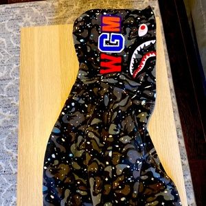 Black Space Camo Bape Hoodie